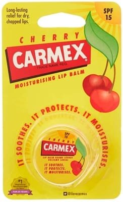 Бальзам для губ Carmex SPF15 зі смаком Вишні, баночка, 7.5 г