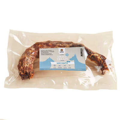 Ласощі для собак Natural Шия індички, 250 г