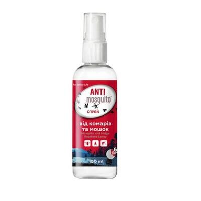 Спрей від комарів та мошок Anti mosquito, 100 мл