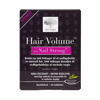 Комплекс для волосся і нігтів New Nordic Hair Volume Plus Nail Strong таблетки №60