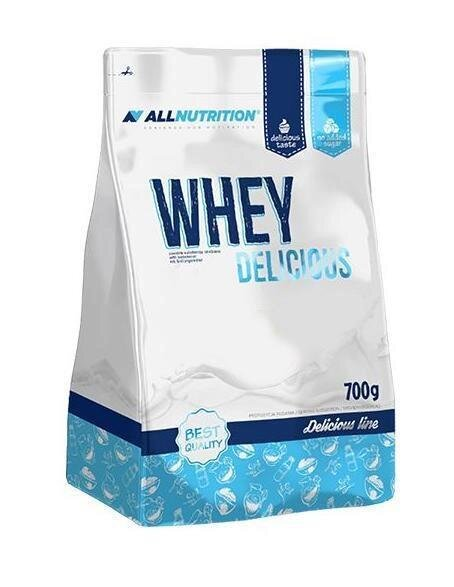 Протеїн Allnutrition Whey Delicious ваніль з полуницею, 700 г