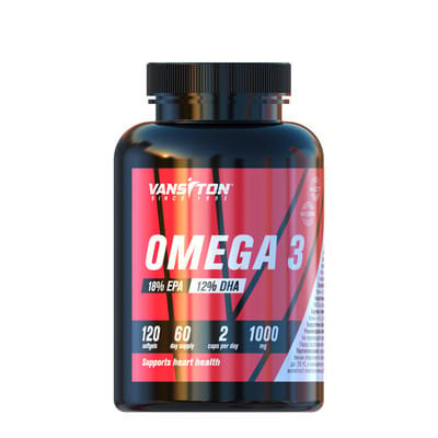 Жирні кислоти Vansiton Omega (Омега), 120 капсул