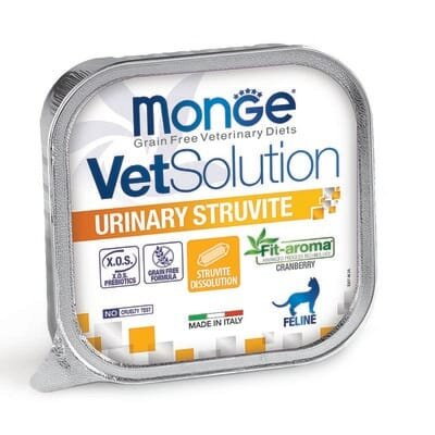 Корм вологий Monge Сat VetSolution Urinary struvite feline для котів з порушеннями сечовивідної системи, 100 г