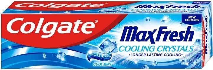 Зубна паста Colgate Макс Фреш Освіжаючі кристали Прохолодна м'ята, 75 мл