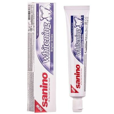 Зубна паста Sanino Білосніжна усмішка, 50 мл