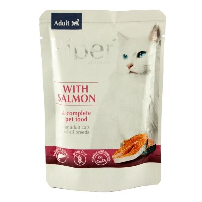 Консерва для котів Dolina Noteci Piper cat Adult Salmon з лососем, 100 г
