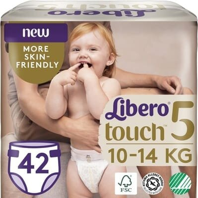 Підгузки Libero Touch розмір 5, 10-14 кг, 42 шт