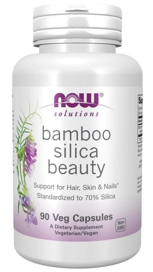 Бамбуковий кремній NOW Solutions Bamboo Silica Beauty вег. капсули №90