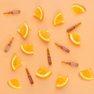 Сироватка для обличчя Babaria Vitamin C в ампулах антиоксидантна з вітаміном С, 5 шт х 2 мл