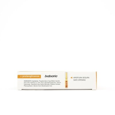 Сироватка для обличчя Babaria Vitamin C в ампулах антиоксидантна з вітаміном С, 5 шт х 2 мл
