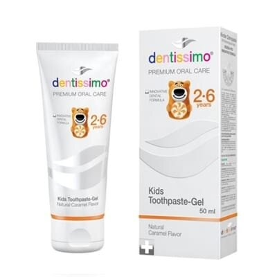 Зубна паста Dentissimo Kids, карамель, 50 мл