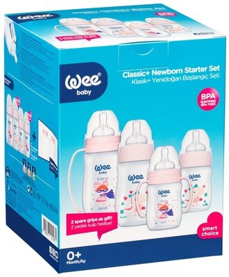 Набір Wee Baby Classic Plus (282) для годування новонароджених, рожевий