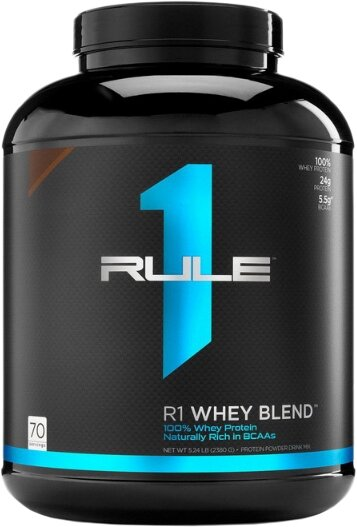 Протеїн Rule One R1 Whey Blend, кава мокко, 2308 г