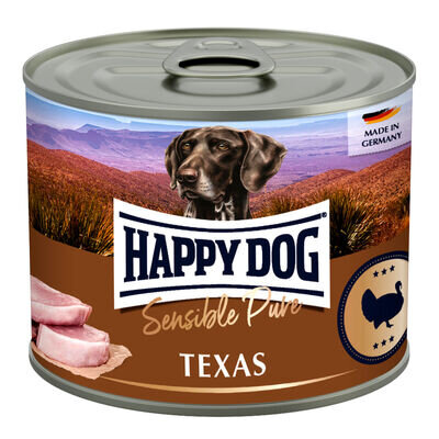 Корм вологий для собак Happy Dog Sensible Pure Texas з індичкою, 200 г