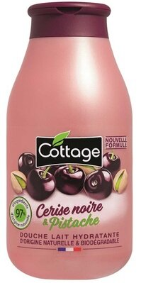 Молочко для душу Cottage Moisturizing Shower Milk зволожуюче Черешня і фісташки, 250 мл