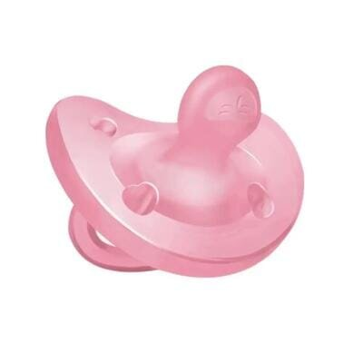 Пустушка силіконова Chicco Physio Soft (02712.11), від 6 до 16 місяців, рожева, 1 шт