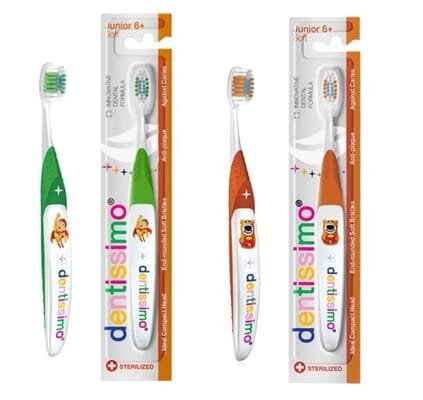 Зубна щітка Dentissimo Junior, м'яка, від 6 років, 1 штука