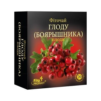Фіточай Фітопродукт Глоду плоди по 1,5 г №20 у філ.-пак.