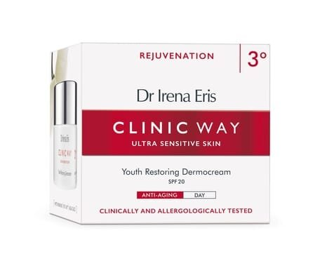 Крем для обличчя Dr. Irena Eris Clinic Way Відновлення молодості денний SPF20 - 3°, 50 мл