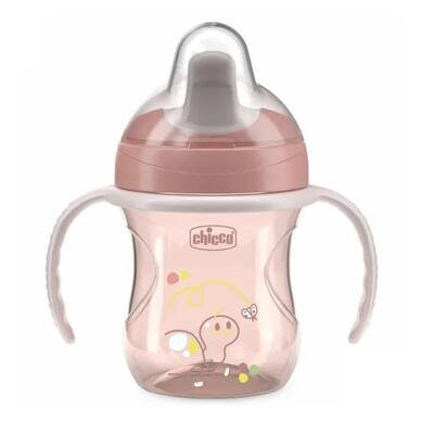 Поїльник непроливайка Chicco Training Cup з 6 місяців, рожевий, 200 мл