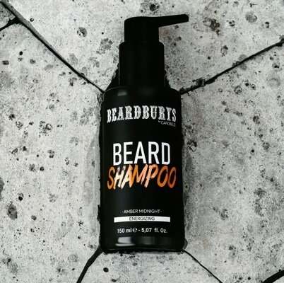 Шампунь для бороди Beardburys Amber Midnight енергетичний, 150 мл