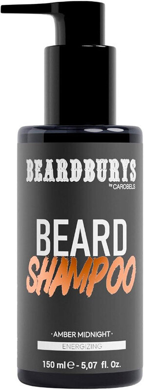 Шампунь для бороди Beardburys Amber Midnight енергетичний, 150 мл
