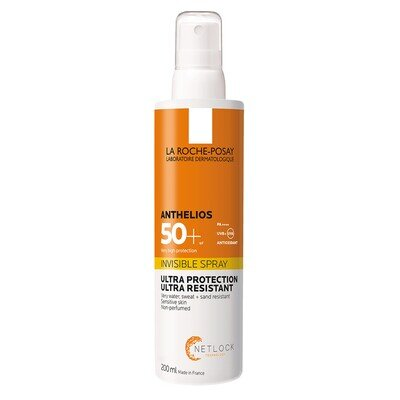 Спрей cонцезахисний La Roche-Posay Anthelios для чутливої до сонця шкіри, SPF 50+,200 мл