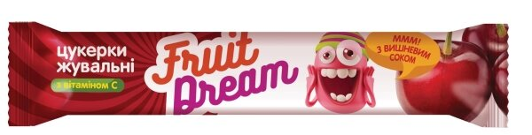 Цукерки Fruit Dream жувальні Вишневий сік + Вітамін С, 15 г