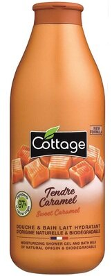 Гель для ванни та душу Cottage Moisturizing Shower Gel And Bath Milk зволожуючий Солодка карамель, 750 мл