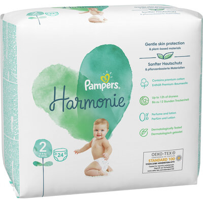 Підгузки дитячі Pampers Harmonie розмір 2, 4-8 кг, 24 шт