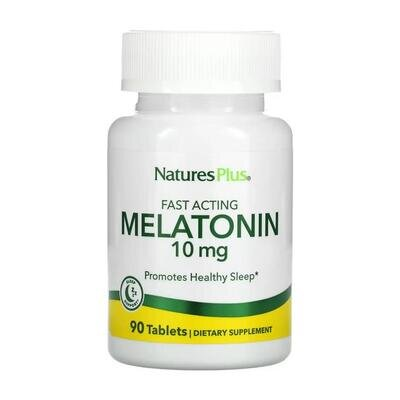 Мелатонін Швидкодіючий Nature's Plus Fast Acting Melatonin 10 мг, 90 таблеток