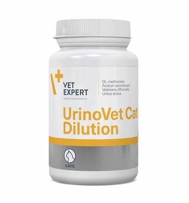 УриноВет Кет Ділюшн VetExpert UrinoVet Cat Dilution при сечокам'яній хворобі струвітного типу у котів, 45 капсул