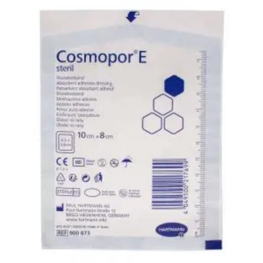 Пов'язка пластирна Cosmopor E steril для закриття ран 10 см х 8 см стерильна, 1 штука