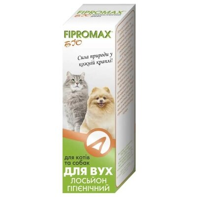 Лосьйон-спрей Fipromax БІО для вух котів та собак гігієнічний, 30 мл