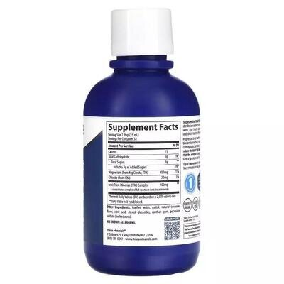 Магній Trace Minerals Liquid Magnesium 300 мг зі смаком мандарину розчин, 473 мл