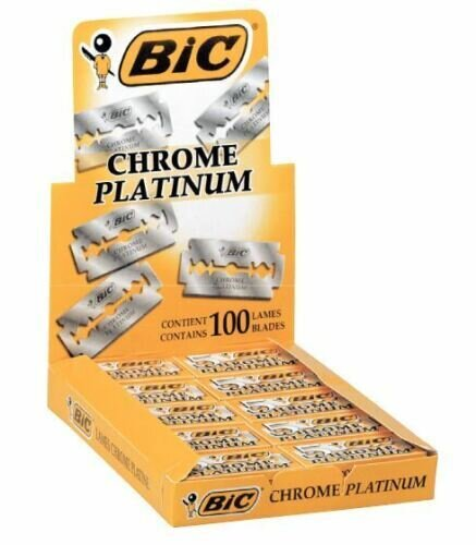 Леза двосторонні Bic Chrome Platinum 5 х 20 шт