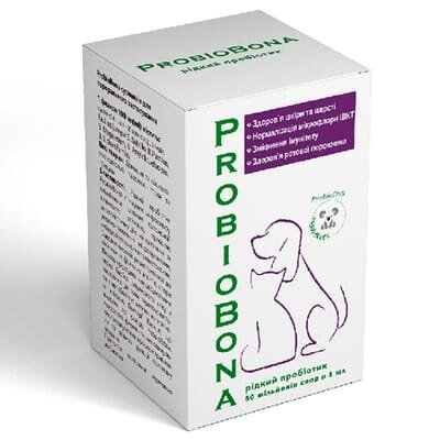 ПробіоБона ProbioDay ProbioBona суспензія рідкий пероральний пробіотик для тварин, 100 мл