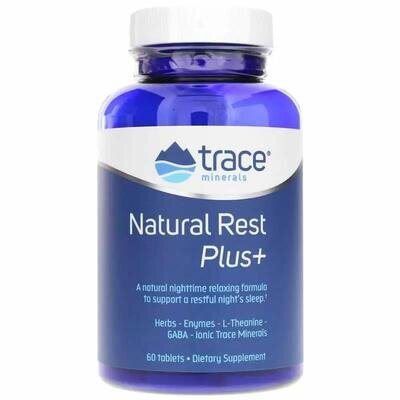 Підтримка сну Trace Minerals NaturalRest Plus+, 60 таблеток