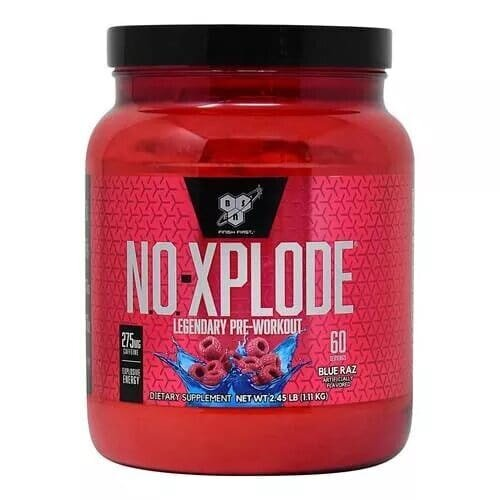Передтренувальний комплекс BSN N.O. XPLODE Pre Workout Igniter, блакитна малина, 60 порцій 1,11 кг