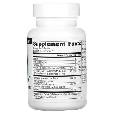 Комплекс для зниження цукру в крові Source Naturals Sugar Ban, 75 таблеток