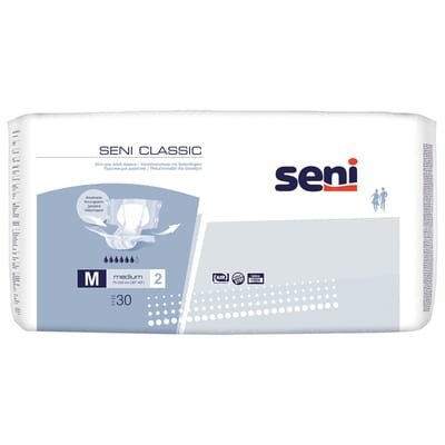 Підгузки для дорослих Seni Classic medium, розмір 2, 30 штук
