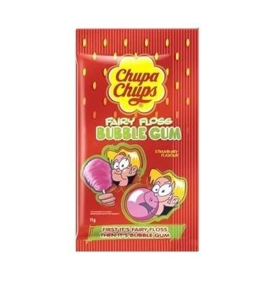 Жувальна гумка Chupa Chups Fairy Floss Полуниця, 11 г