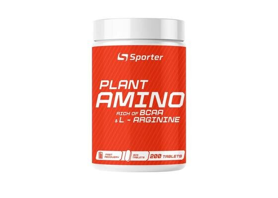 Комплекс амінокислот Sporter Plant Amino & L-Arginine таблетки №200