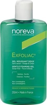 Гель Noreva Exfoliac для обличчя та тіла, очищуючий, для проблемної шкіри, 250 мл