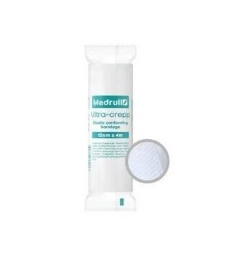 Бинт еластичний Medrull Ultra-crepp високої розтяжності 4 м х 12 см