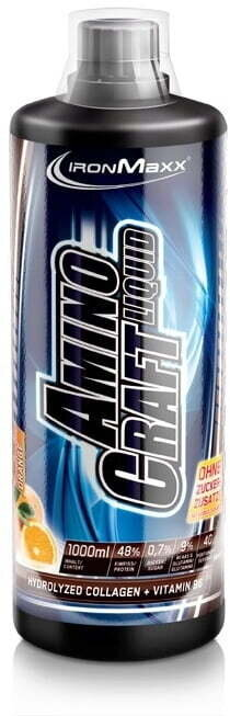 Амінокислота IronMaxx AminoCraft Liquid Апельсин, пляшка 1000мл