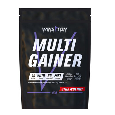 Гейнер Vansiton Multigainer, полуниця, 900 г