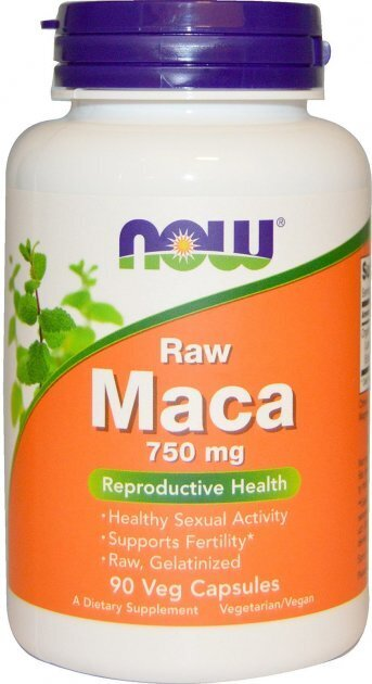 Мака NOW Maca 750 мг вег. капсули №90