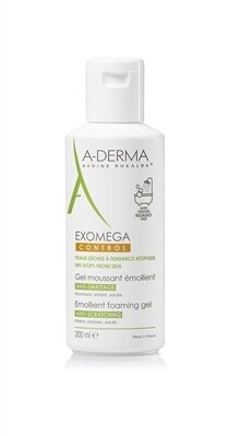 Гель для душу A-Derma Exomega Control пом'якшувальний, 200 мл