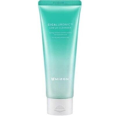 Пінка для обличчя очищуюча Mizon Cicaluronic Low pH Cleanser зволожуюча для сухої і чутливої шкіри, 120 мл